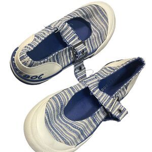 Rocket Dog Women's Slip On Blue Stripe Jazzin Mary Jane size 7.5